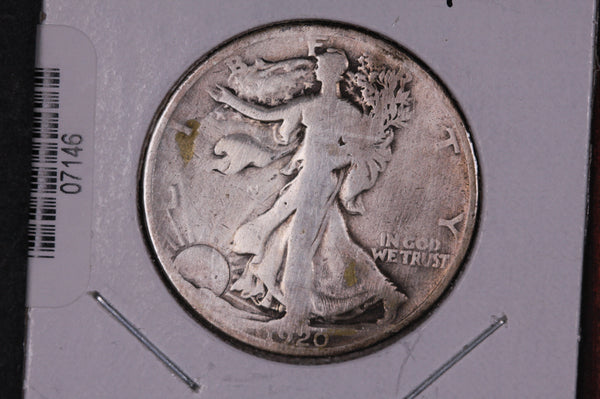 1920 Walking Liberty Half Dollar.  Circulated Condition. Store #07146