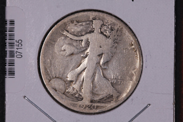 1920-S Walking Liberty Half Dollar.  Circulated Condition. Store #07155