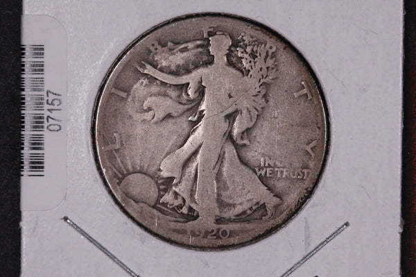 1920-S Walking Liberty Half Dollar.  Circulated Condition. Store #07157