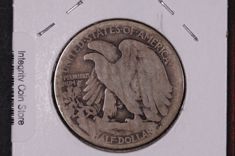 1921-S Walking Liberty Half Dollar.  Circulated Condition. Store