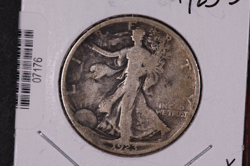 1923-S Walking Liberty Half Dollar.  Circulated Condition. Store