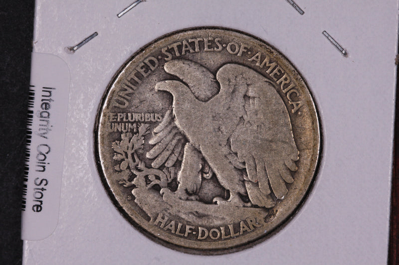 1923-S Walking Liberty Half Dollar.  Circulated Condition. Store