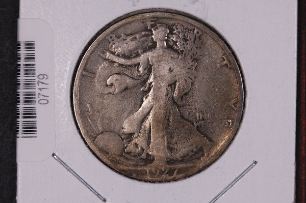 1927-S Walking Liberty Half Dollar.  Circulated Condition. Store #07179