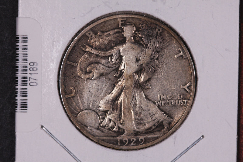 1929-S Walking Liberty Half Dollar.  Circulated Condition. Store