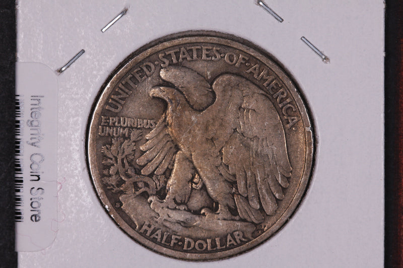 1929-S Walking Liberty Half Dollar.  Circulated Condition. Store