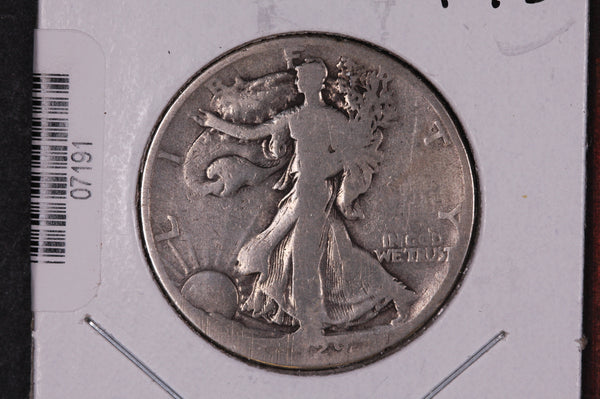 1929-S Walking Liberty Half Dollar.  Circulated Condition. Store #07191