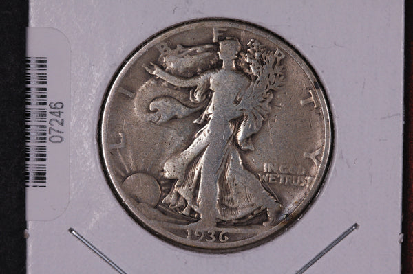 1936-D Walking Liberty Half Dollar.  Circulated Condition. Store #07246