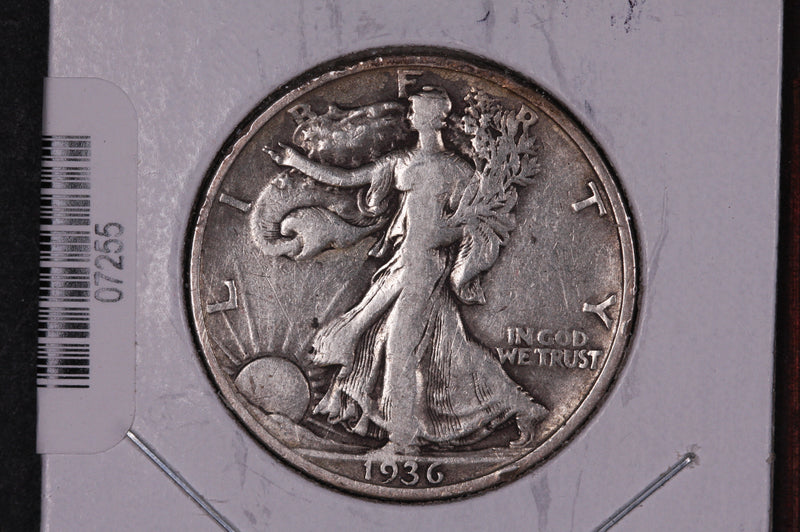 1936-S Walking Liberty Half Dollar.  Circulated Condition. Store