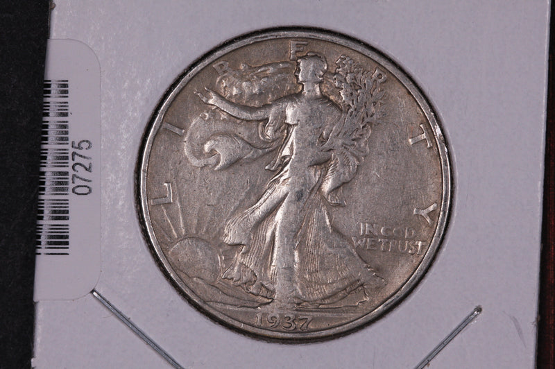 1937-S Walking Liberty Half Dollar.  Circulated Condition. Store