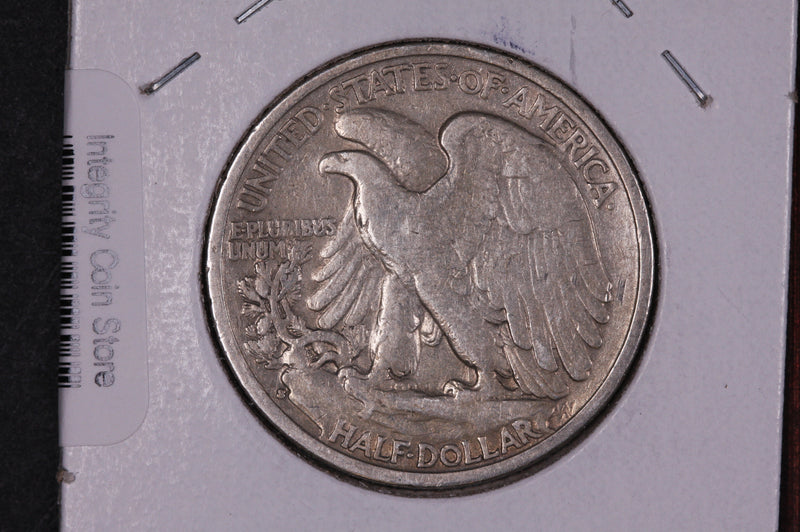 1937-S Walking Liberty Half Dollar.  Circulated Condition. Store