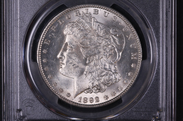 1892 Morgan Silver Dollar, Gem Eye Appeal, PCGS MS61, Store #07608